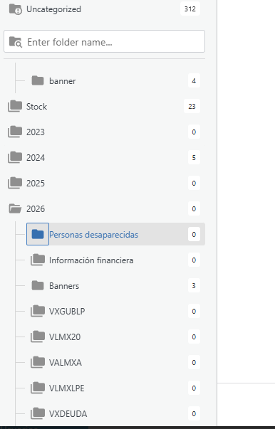 Folder en Filebird